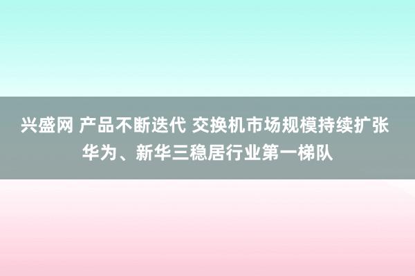 兴盛网 产品不断迭代 交换机市场规模持续扩张 华为、新华三稳居行业第一梯队