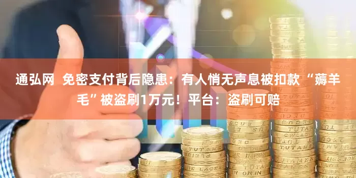 通弘网  免密支付背后隐患：有人悄无声息被扣款 “薅羊毛”被盗刷1万元！平台：盗刷可赔